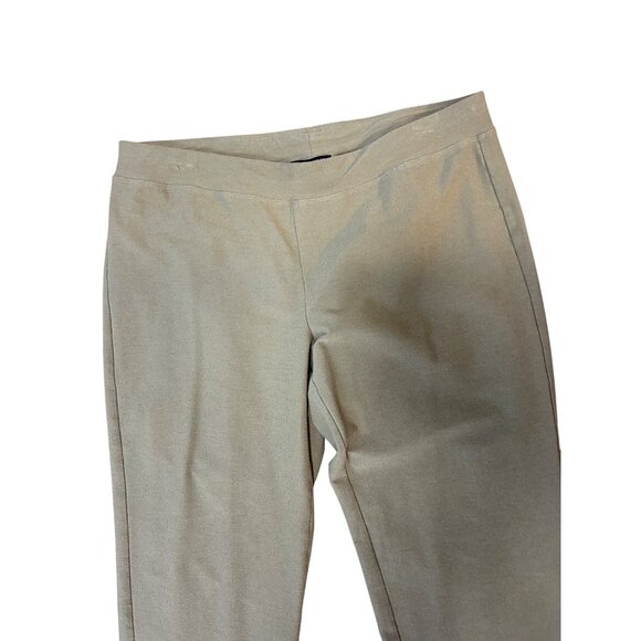Eileen Fisher Tan Slim Fit Pants Medium may fit size large - Picture 2 of 4